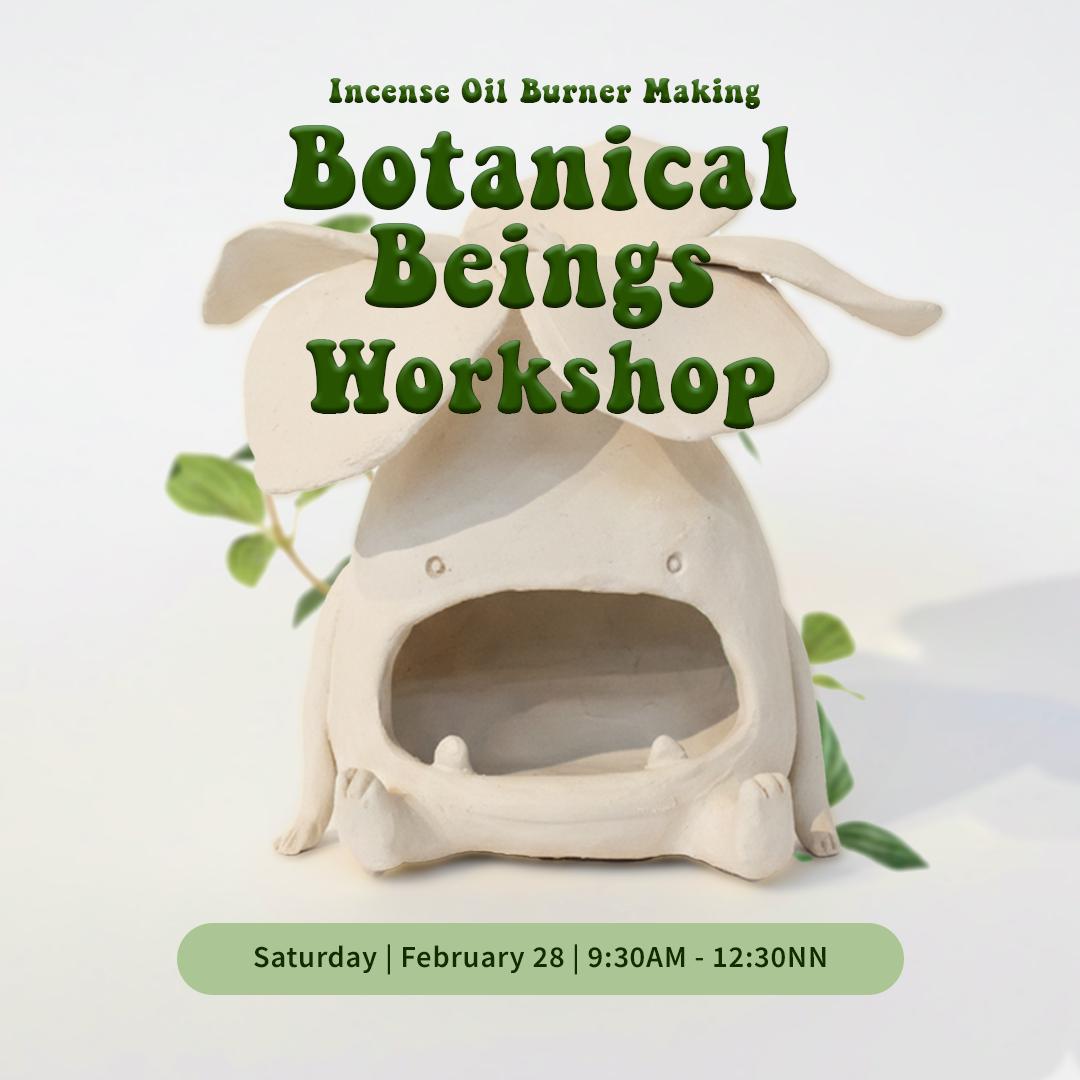 Botanical Beings Incense Oil Burner Making Workshop