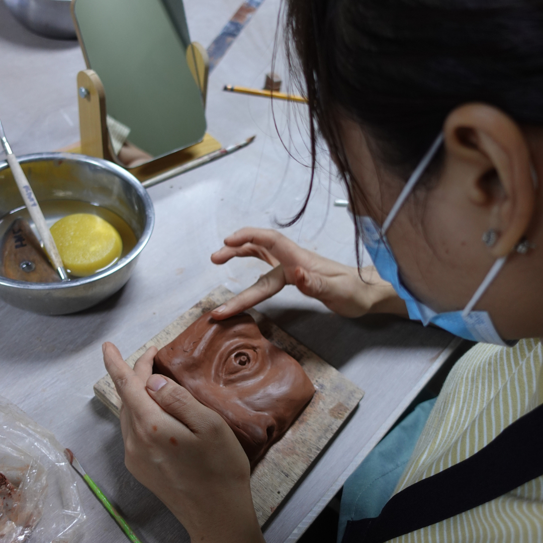 Intermediate Sculptural Clay Class: Introduction to Sculpting Facial Features and the Head