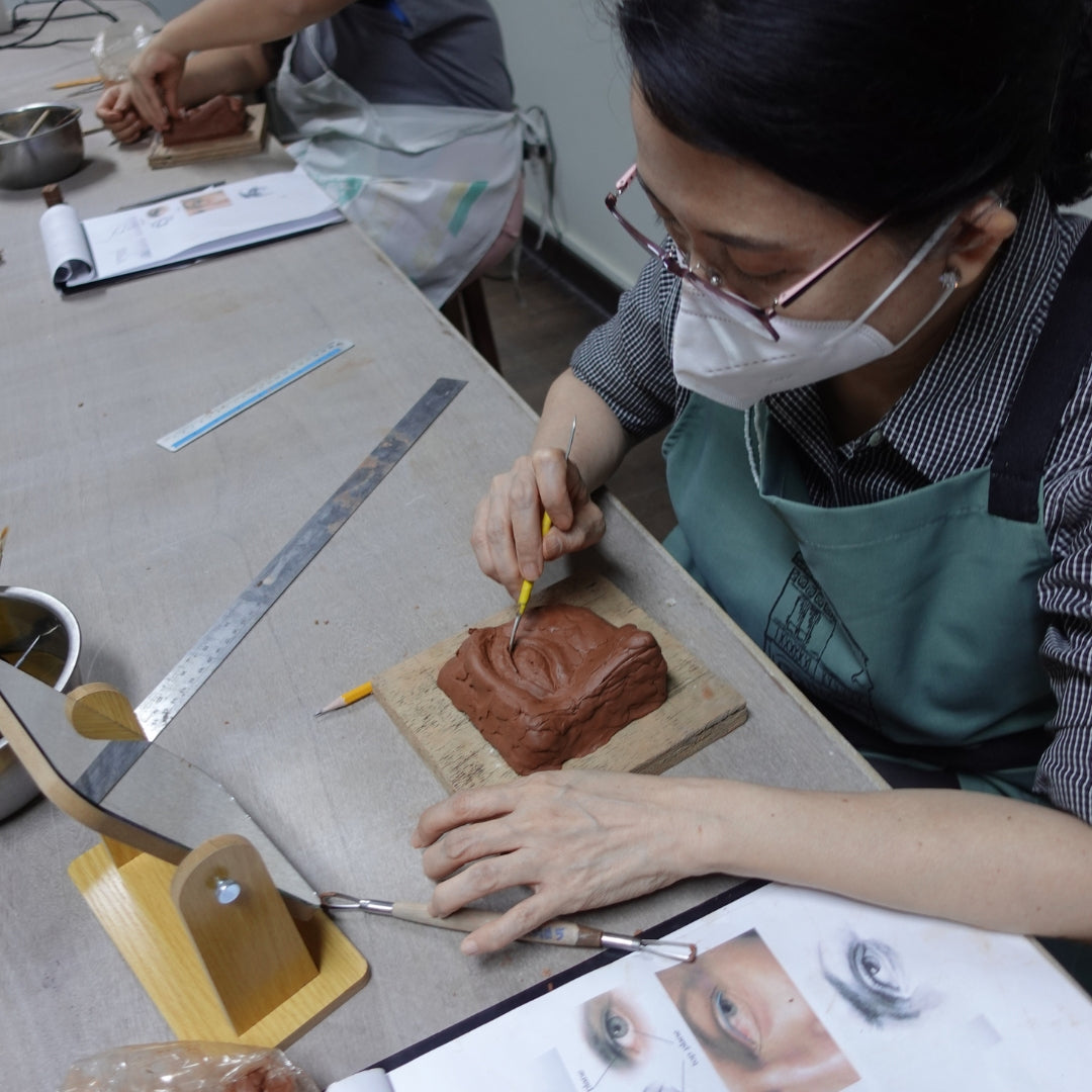 Intermediate Sculptural Clay Class: Introduction to Sculpting Facial Features and the Head