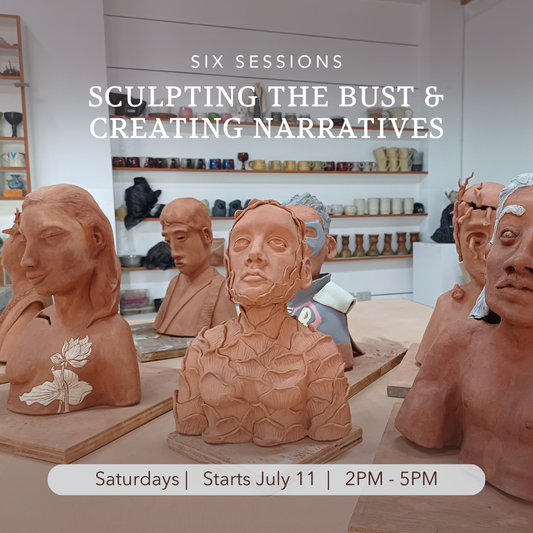 Advanced Sculptural Clay Class: Sculpting the Bust and Creating Narratives