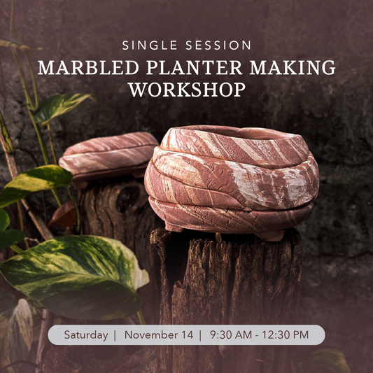 Marbled Planter Making Workshop