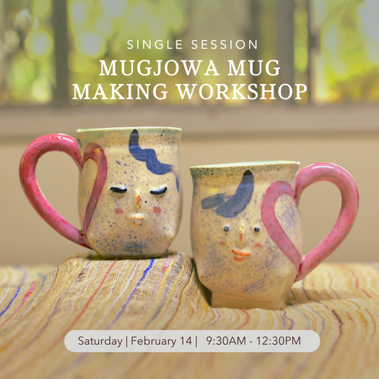 MugJowa: Valentine's Mug Making and Underglaze Painting Workshop