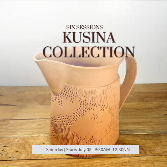 Basic Functional Hand-building Clay Class: Kusina Collection