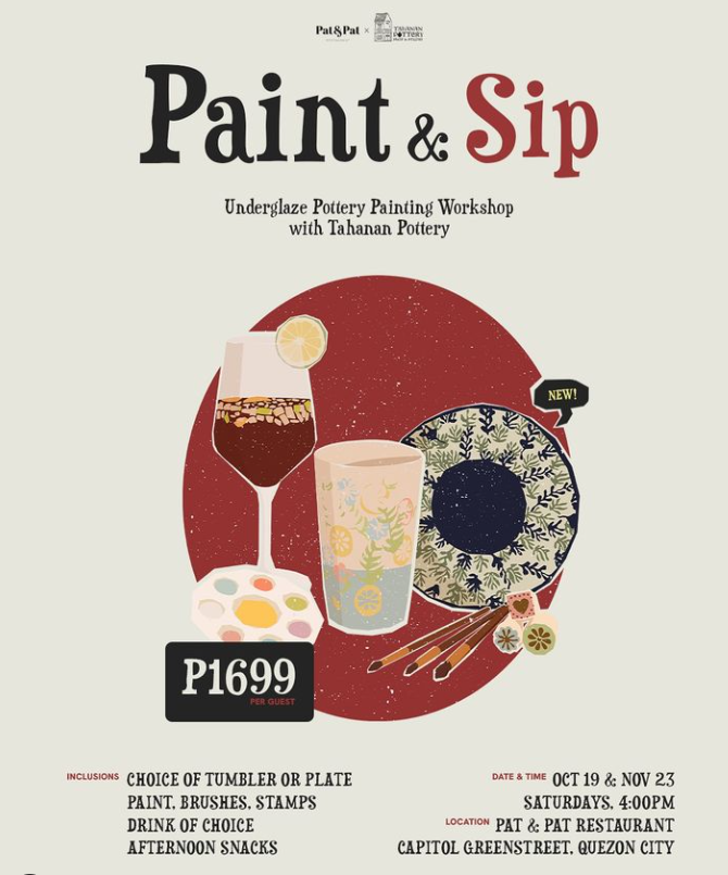 Paint & Sip Ceramic Tumbler Painting Workshop