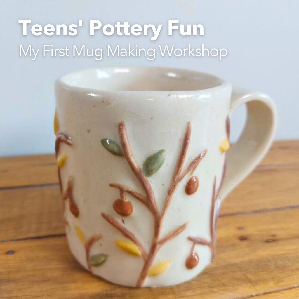 Teens' Pottery Fun: My First Mug Making Workshop